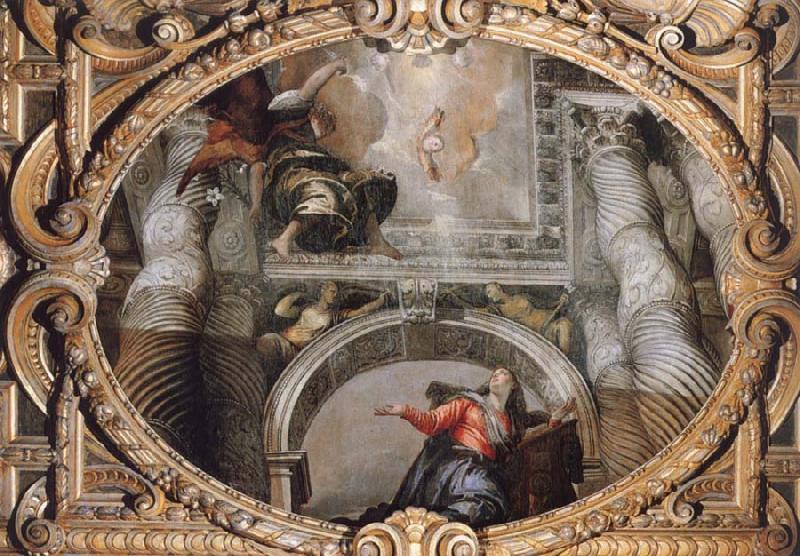 Paolo  Veronese Annunciation France oil painting art